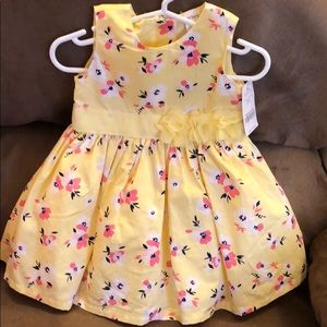 Yellow baby girl dress